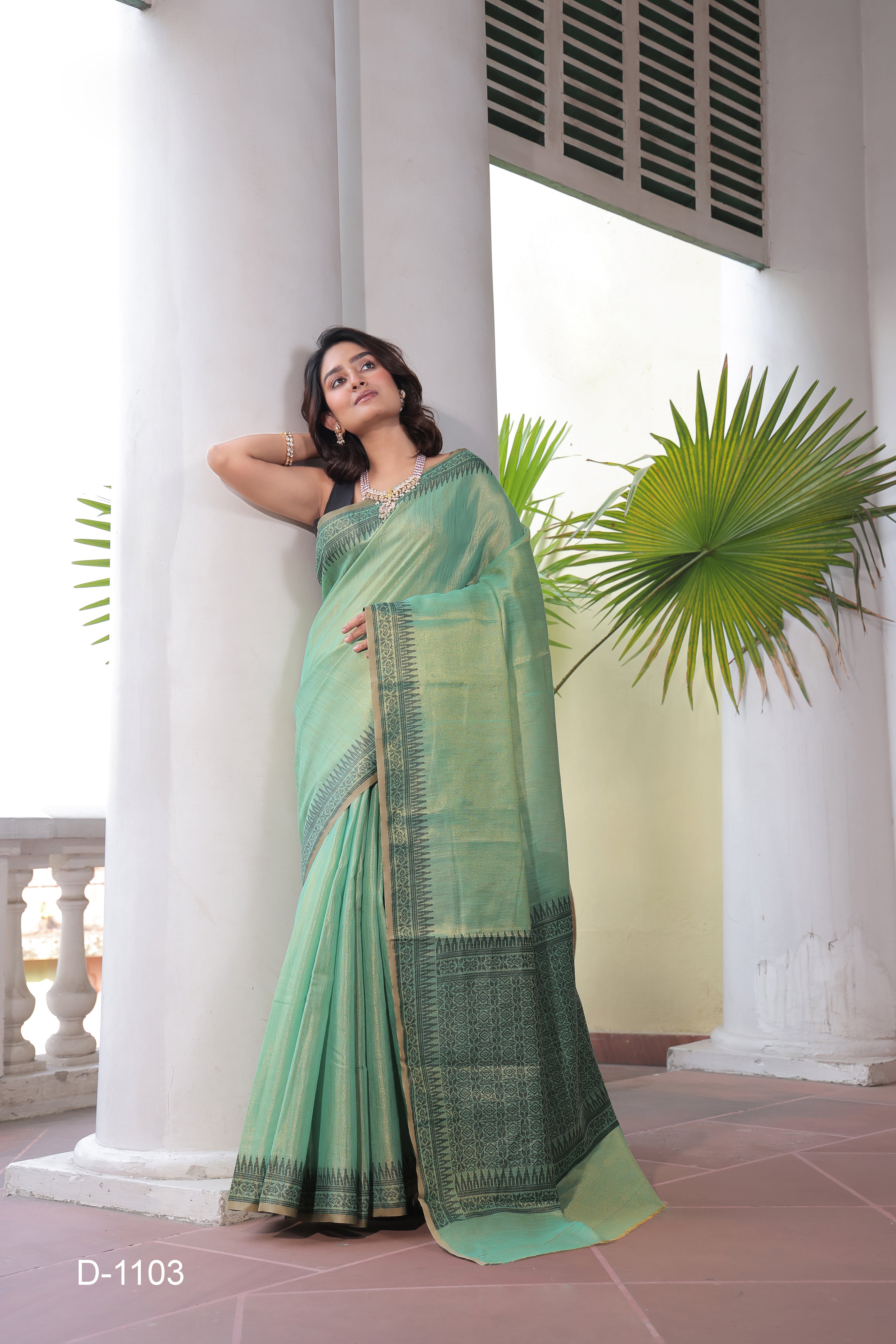 Green_Blackbery Tissue Linen