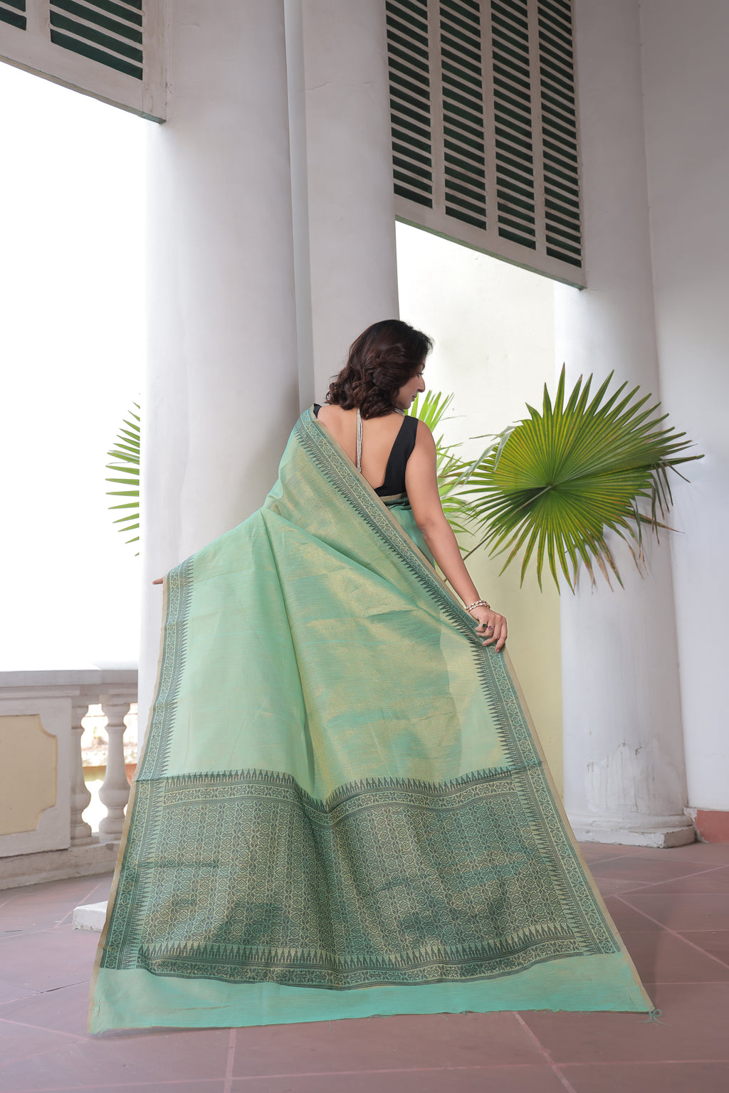 Green_Blackbery Tissue Linen