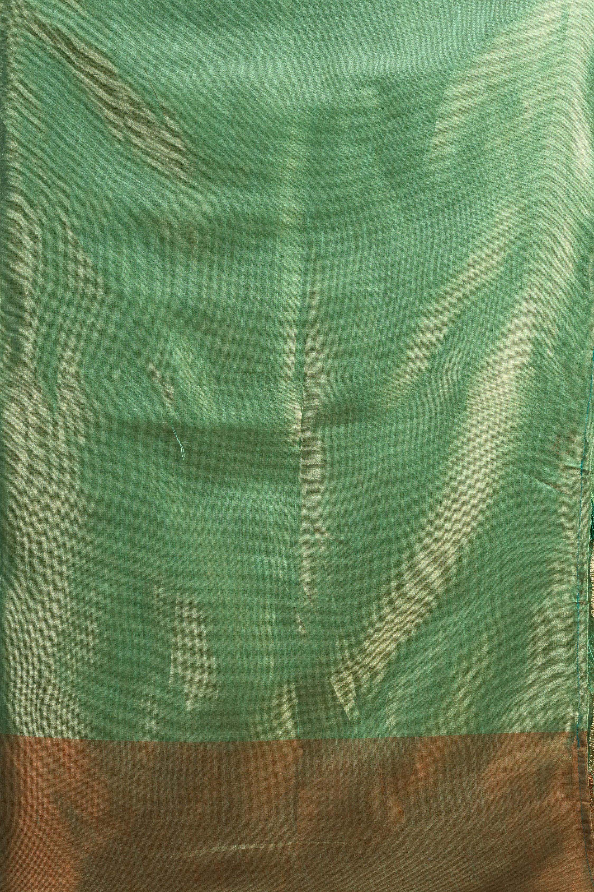 The Mint Green Imperial Metallic Tissue
