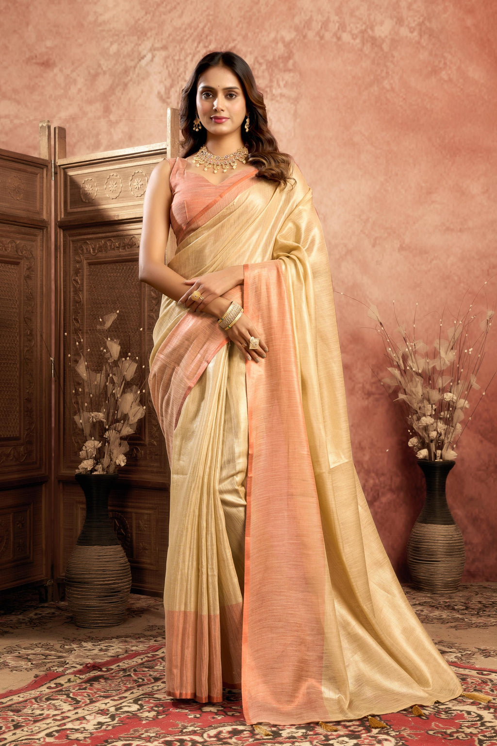 The Champagne Gold Imperial Metallic Tissue