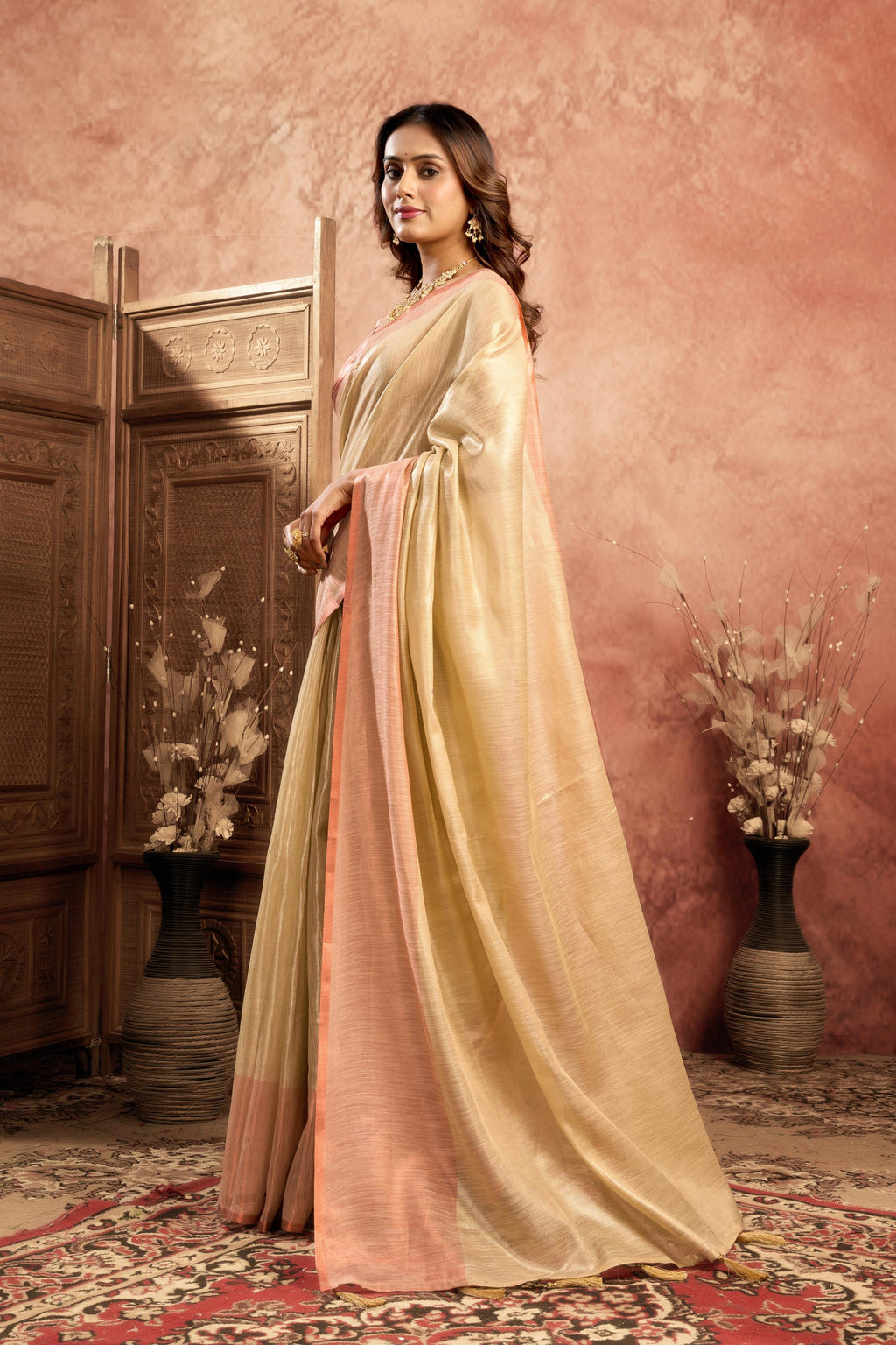 The Champagne Gold Imperial Metallic Tissue