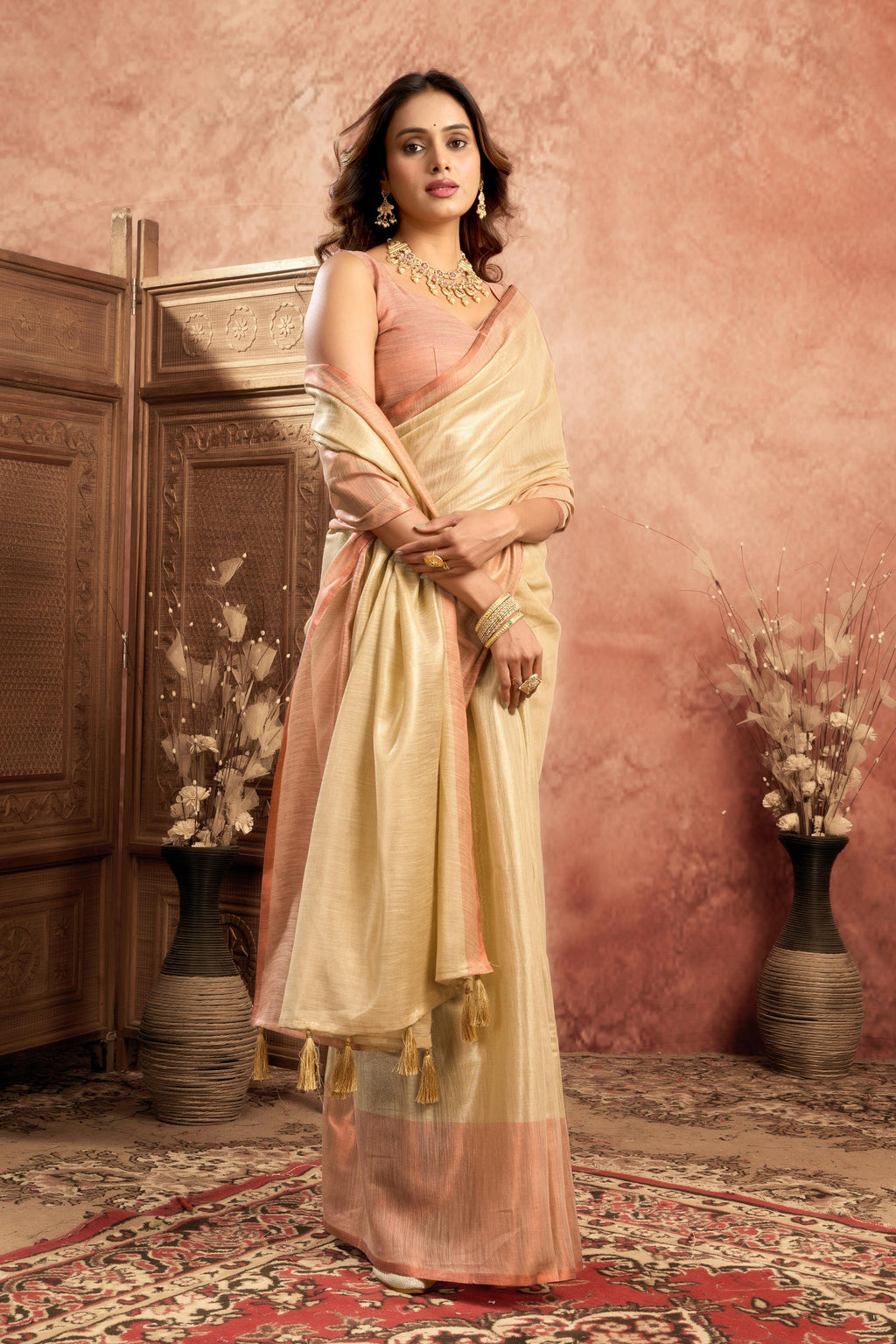 The Champagne Gold Imperial Metallic Tissue