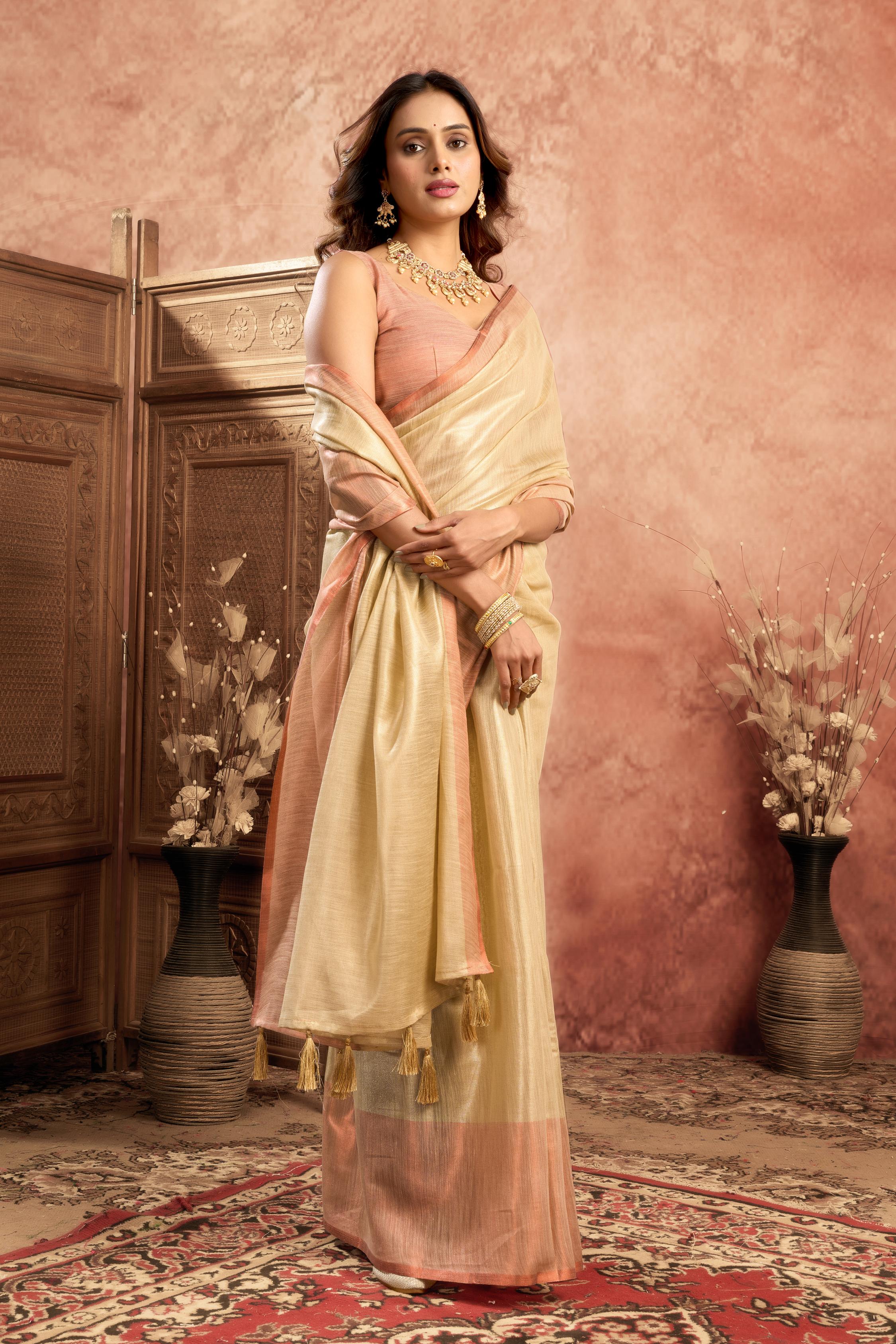 The Champagne Gold Imperial Metallic Tissue