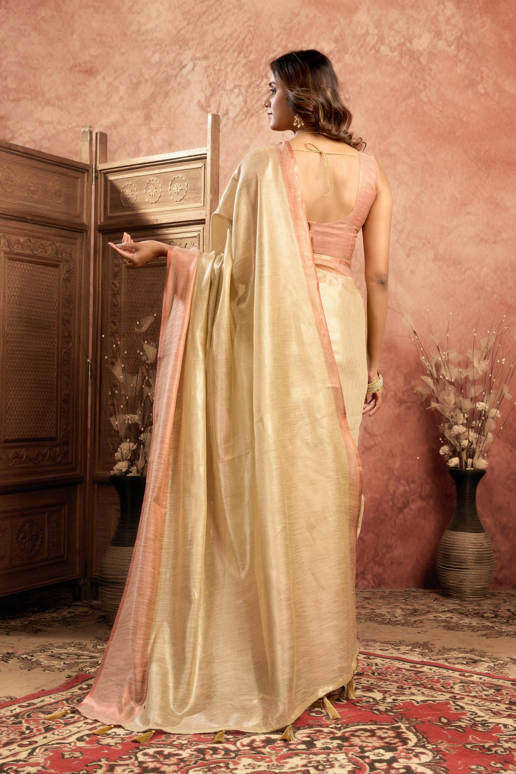 The Champagne Gold Imperial Metallic Tissue
