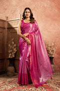 The Intense Magenta Pink Imperial Metallic Tissue
