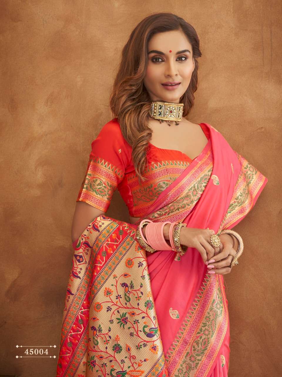 The Pink Banarasi Soft Silk