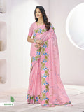 The Pink LInen Silk Flower